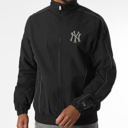 New Era - Veste Zippée MLB NY New York Yankees 60771638 Noir Réfléchissant