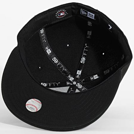 New Era - Casquette Fitted 59Fifty Black On Black NY Yankees 10000103 Noir