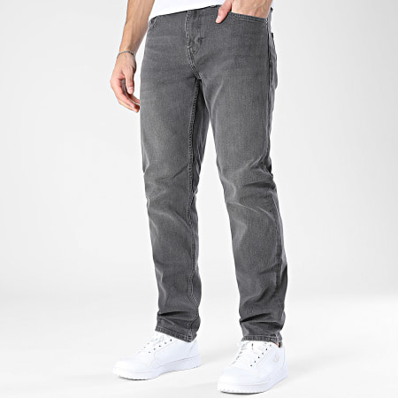 Only And Sons - Jean Regular Fit Weft Gris Anthracite