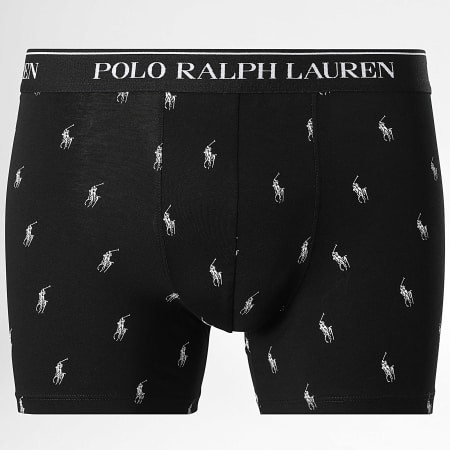 Polo Ralph Lauren - Lot De 3 Boxers Noir Bleu Clair Bleu Gris