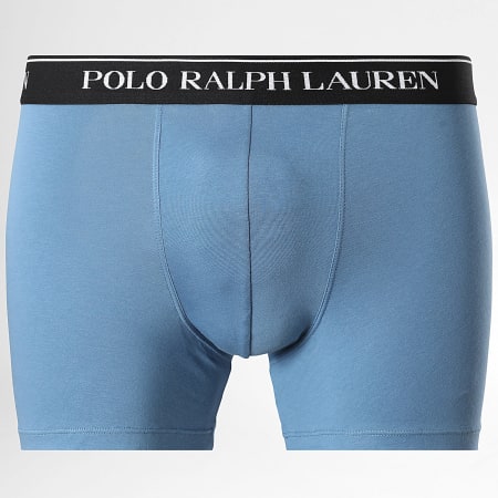 Polo Ralph Lauren - Lot De 3 Boxers Noir Bleu Clair Bleu Gris