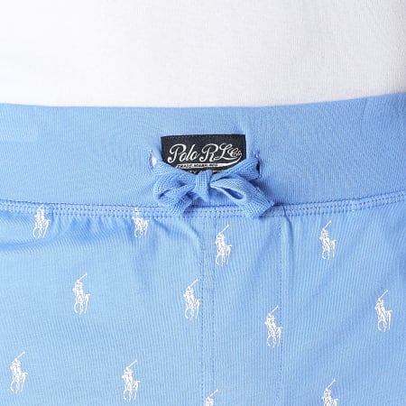 Polo Ralph Lauren - Short Jogging All Over Player Bleu Clair