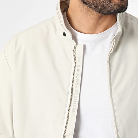 Jack And Jones - Veste Zippée Brad Beige Clair