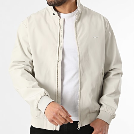 Jack And Jones - Veste Zippée Brad Beige Clair