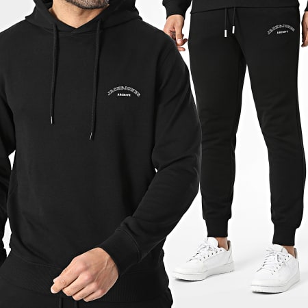 Jack And Jones - Ensemble De Survetement College Logo Noir