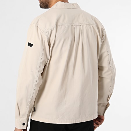Jack And Jones - Surchemise Ben Classic Fusion Badge Beige