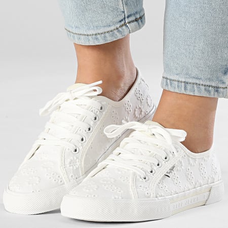 Pepe Jeans - Baskets Femme Brady Cute PLS300018 Off White