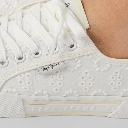 Pepe Jeans - Baskets Femme Brady Cute PLS300018 Off White