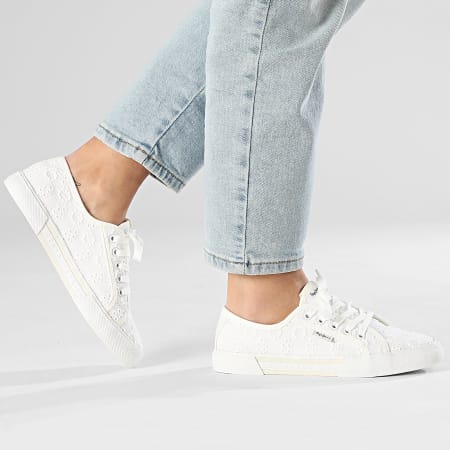 Pepe Jeans - Baskets Femme Brady Cute PLS300018 Off White
