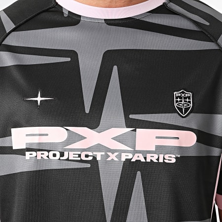 PXP - Maillot Jersey 2610308 Gris Noir Rose