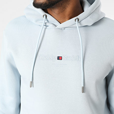 Teddy Smith - Hoodie Met Capuchon Jim 10816997D Lichtblauw