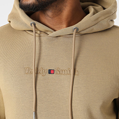 Teddy Smith - Hoodie Met Capuchon Jim 10816997D Kameel
