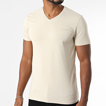 Teddy Smith - T-Shirts V-hals Tawax 11016800D Beige