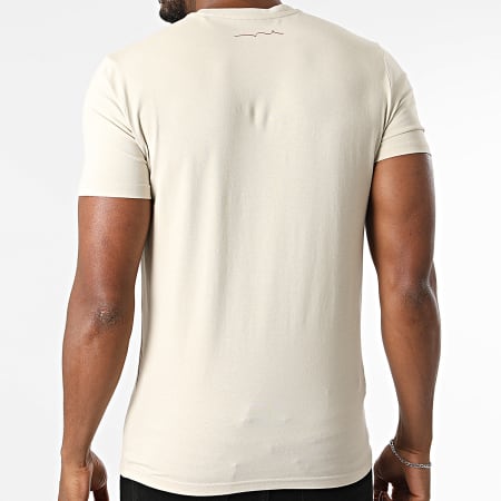 Teddy Smith - T-Shirts V-hals Tawax 11016800D Beige