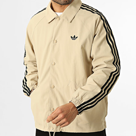 Adidas Originals - Veste Boutonnée A Bandes 3 Stripes KE3598 Beige