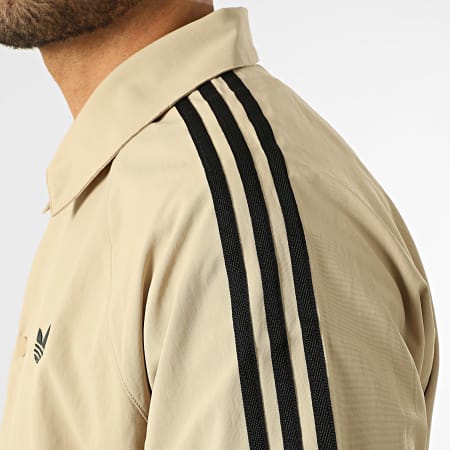 Adidas Originals - Veste Boutonnée A Bandes 3 Stripes KE3598 Beige