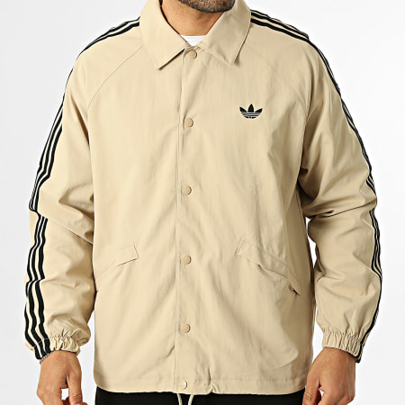Adidas Originals - Veste Boutonnée A Bandes 3 Stripes KE3598 Beige