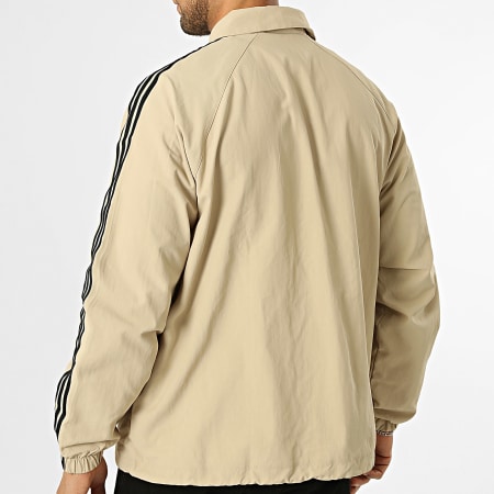Adidas Originals - Veste Boutonnée A Bandes 3 Stripes KE3598 Beige