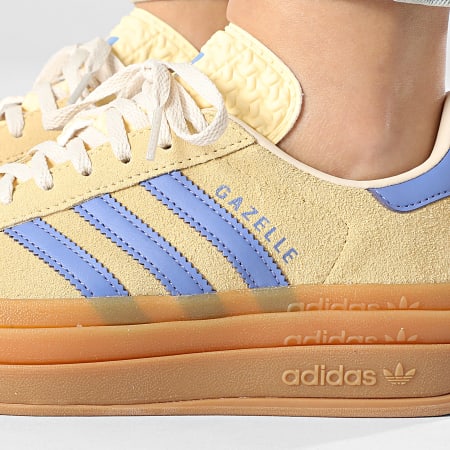 Adidas Originals - Zapatillas Mujer Gazelle Bold J IH6457 Naranja Tinte Lila Real Blanco Maravilla