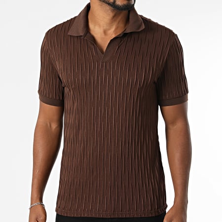 Frilivin - Polo Manches Courtes Q28 Marron