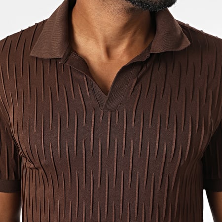 Frilivin - Polo Manches Courtes Q28 Marron