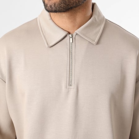 Frilivin - Ensemble Polo Manches Courtes Et Pantalon 016 Beige