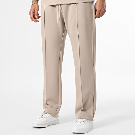 Frilivin - Ensemble Polo Manches Courtes Et Pantalon 016 Beige