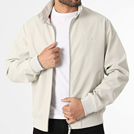 Jack And Jones - Veste Zippée Alves Harrington Beige Clair