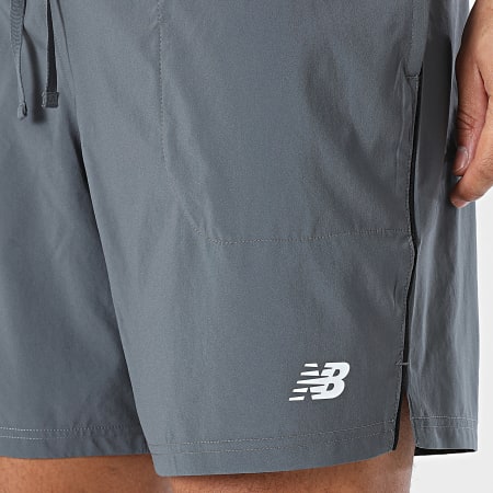 New Balance - Pantaloncino da jogging MS51902 Grigio Antracite