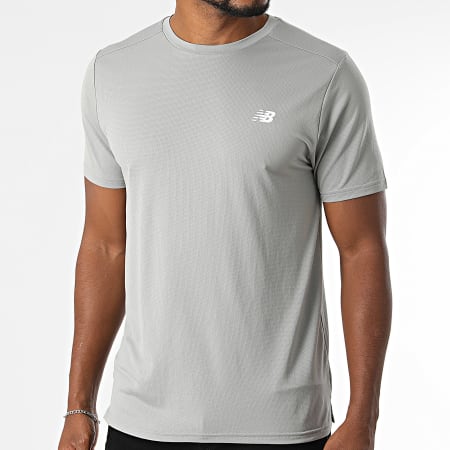New Balance - T-Shirt MT51801 Cinza