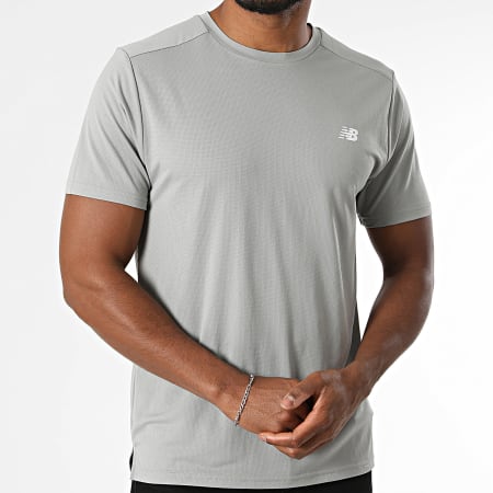 New Balance - T-Shirt MT51801 Cinza