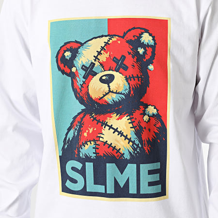 Sale Môme Paris - Tee Shirt Manches Longues Poster Blanc