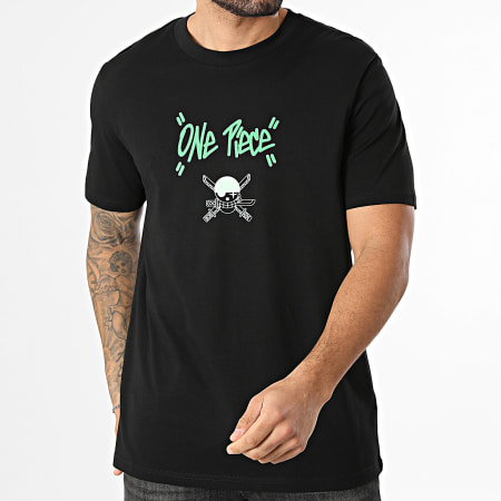 One Piece - Tee Shirt Oversize Large Zoro Graff Noir