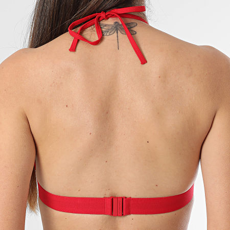 Tommy Hilfiger - Haut De Bikini Triangle Femme 4109 Rouge