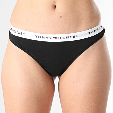 Tommy Hilfiger - String Femme 3835 Noir