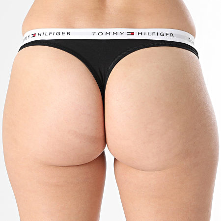 Tommy Hilfiger - String Femme 3835 Noir