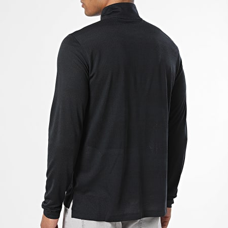 Under Armour - Polo de Manga Longa Cuello Zippé Velociti 6010887 Negro