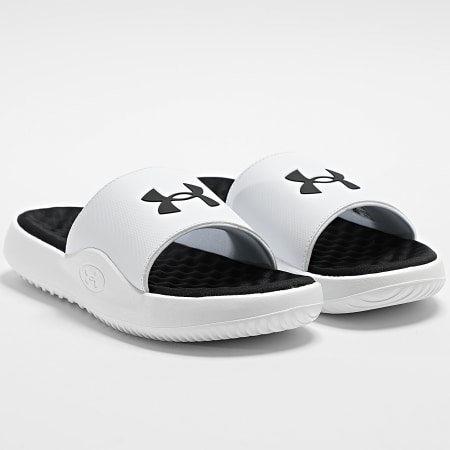 Under Armour - Claquettes 6010383 Blanc Noir