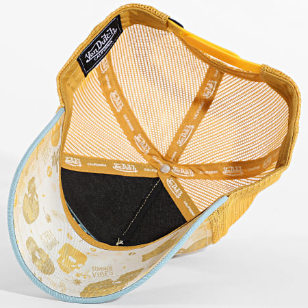 Von Dutch Casquette Col Jaune - Style Iconique Ajustable Pour Homme Et Femme