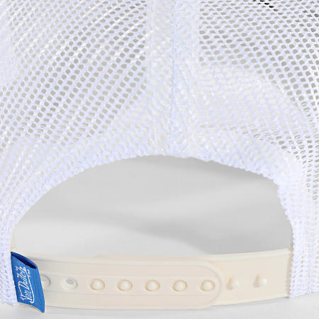Von Dutch - Casquette Trucker Soft Velvet Kylie Beige Clair Blanc