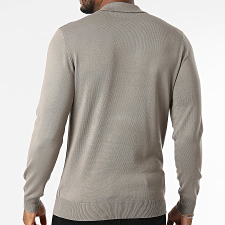 Frilivin - Polo Mangas Largas De Punto 653 Topo