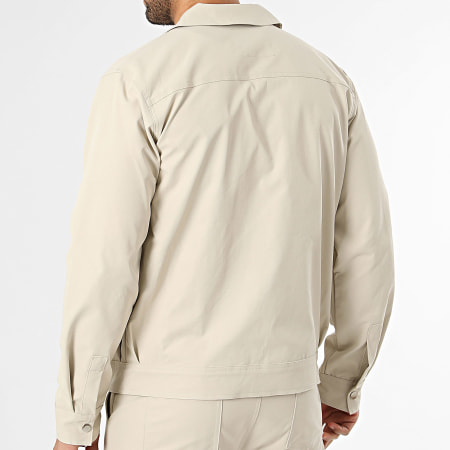 Frilivin - Ensemble Surchemise Zippée Et Pantalon 593 Beige