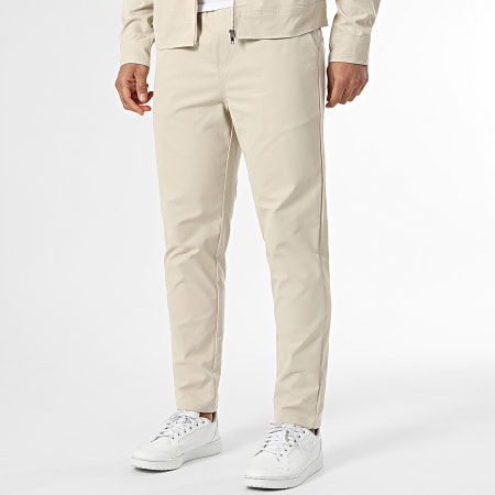 Frilivin - Ensemble Surchemise Zippée Et Pantalon 593 Beige