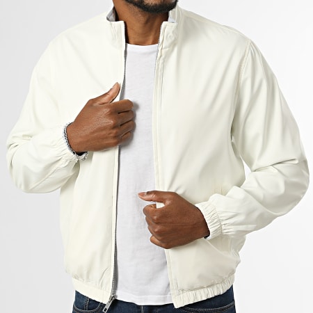 Frilivin - Veste Zippée Réversible 705 Blanc Bleu Clair