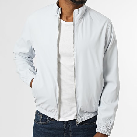Frilivin - Veste Zippée Réversible 705 Blanc Bleu Clair