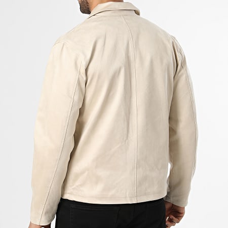 Frilivin - Veste Suédine Zippée N90 Beige