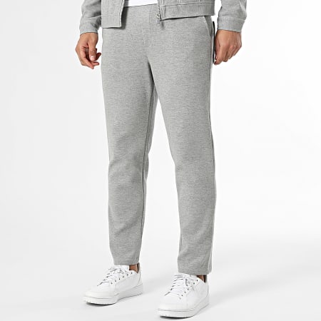 Frilivin - Ensemble Veste Zippée Et Pantalon D81 Gris Chiné