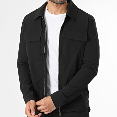 Frilivin - Ensemble Veste Zippée Et Pantalon Y76 Noir