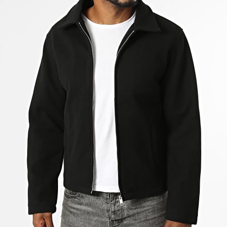 Frilivin - Veste Zippée A Rayures H85 Noir