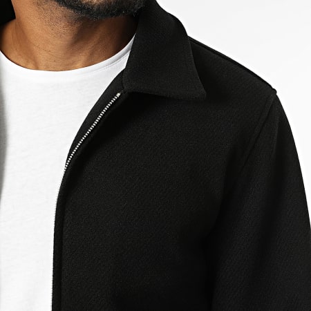 Frilivin - Veste Zippée A Rayures H85 Noir